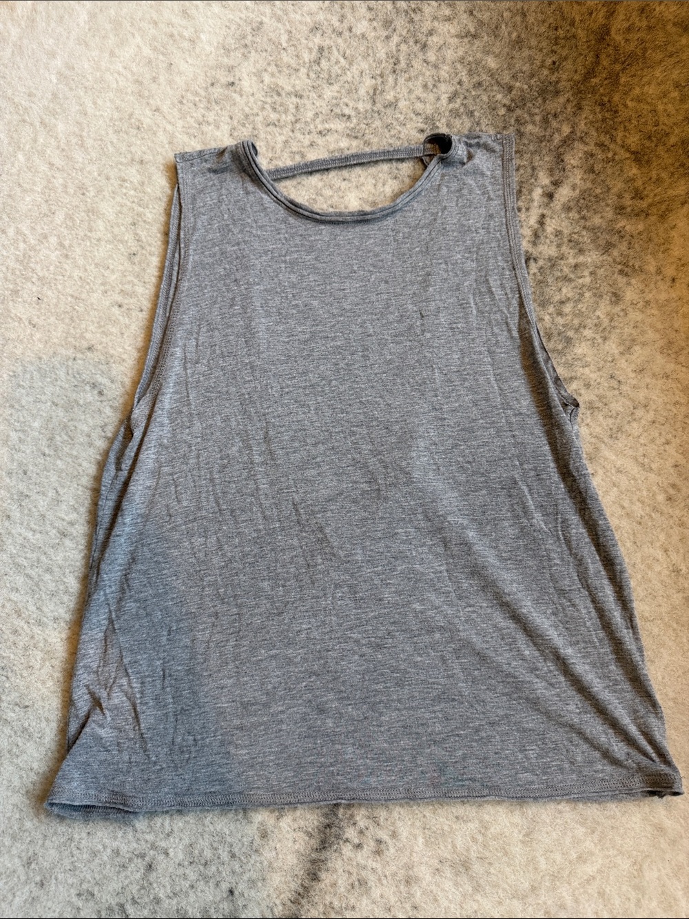 aerie Heather Gray Sleeveless Tank Top